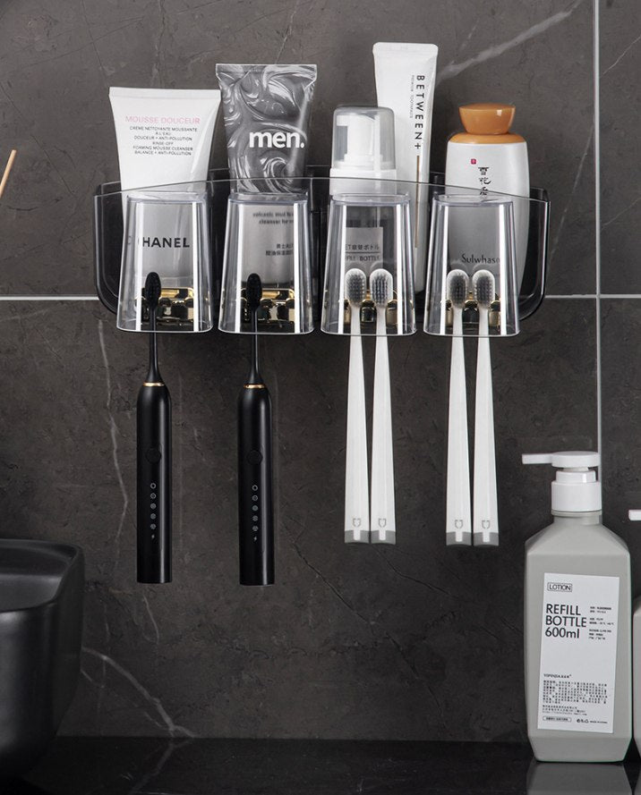 Toothbrush rack rack toothbrush cup wall hanging cup tooth cup