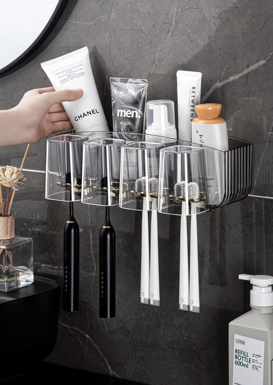 Toothbrush rack rack toothbrush cup wall hanging cup tooth cup